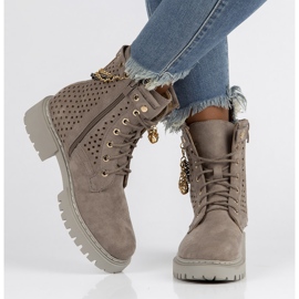 Filippo DBT3677 / 22 Gr grå stövlar 1