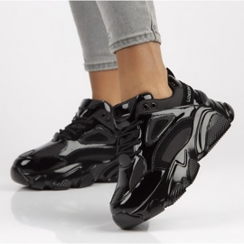 Läder Sneakers Filippo BJ1848-SP svart 1