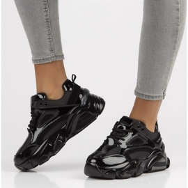 Läder Sneakers Filippo BJ1848-SP svart 2