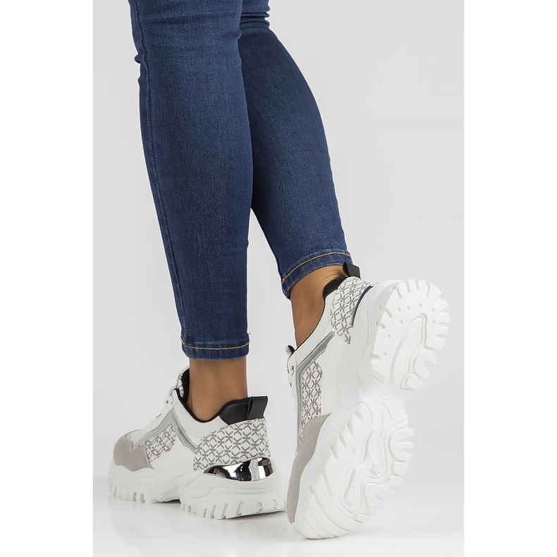 Sneakers Filippo BB116 vit och svart 1