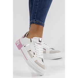 Filippo GG599 rosa sneakers vit mångfärgad 1