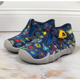 Befado Jr BEF2M marinblå tofflor 2