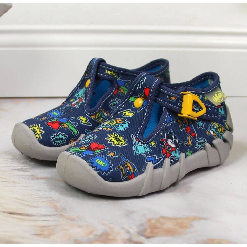 Befado Jr BEF2M marinblå tofflor 2