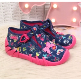 Befado Jr BEF2N marinblå tofflor 2