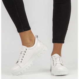 Lädersneakers FILIPPO DP3522 / 22 Wh vita 1