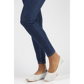 Läderballerinor Filippo DP3681 / 22 Wh vit 1