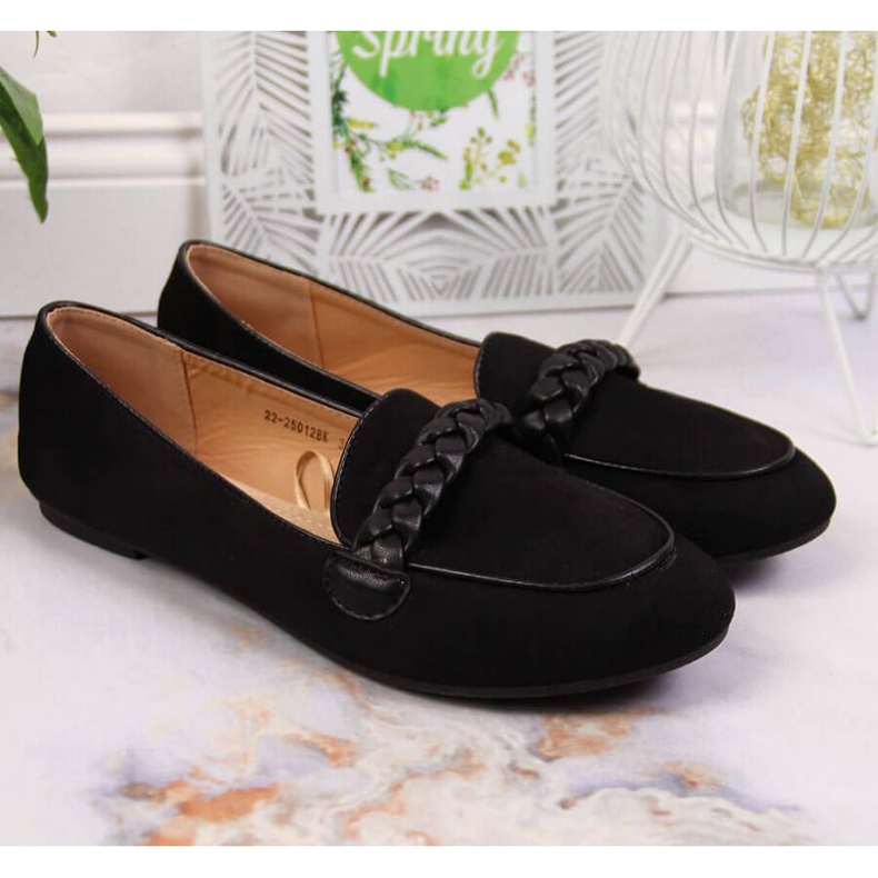 Svarta loafers lordsy Potocki W WOL64A 2