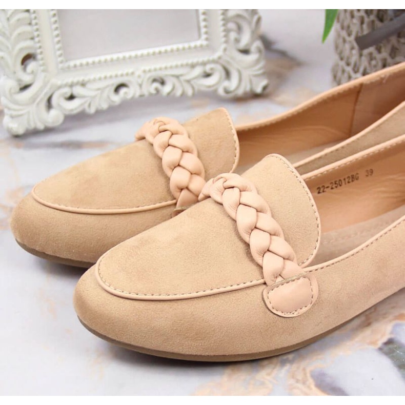 Loafers lordsy Potocki W WOL64B beige 2