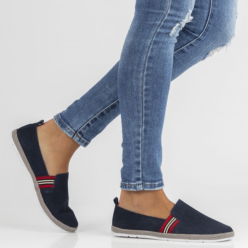 Läderskor Filippo DP2309 / 22 Nv marinblå 1