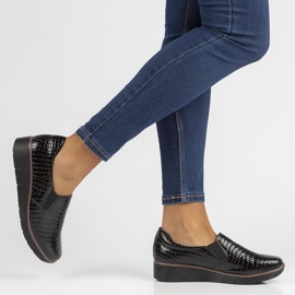 Läderskor Filippo DP3616 / 22 Bk svarta 1