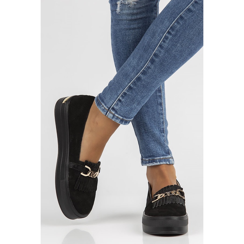 Läderskor Filippo DP3532 / 22 Bk svarta 1