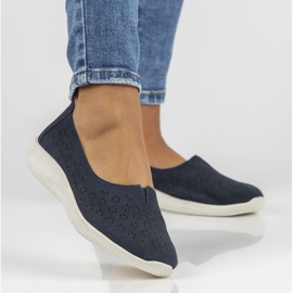 Läderskor Filippo DP3673 / 22 Nv marinblå 1