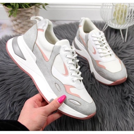 Sport sneakers Vinceza W JAN91B vita grå 1