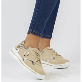 Lädersneakers Filippo DP3544 / 22 Be beige 1