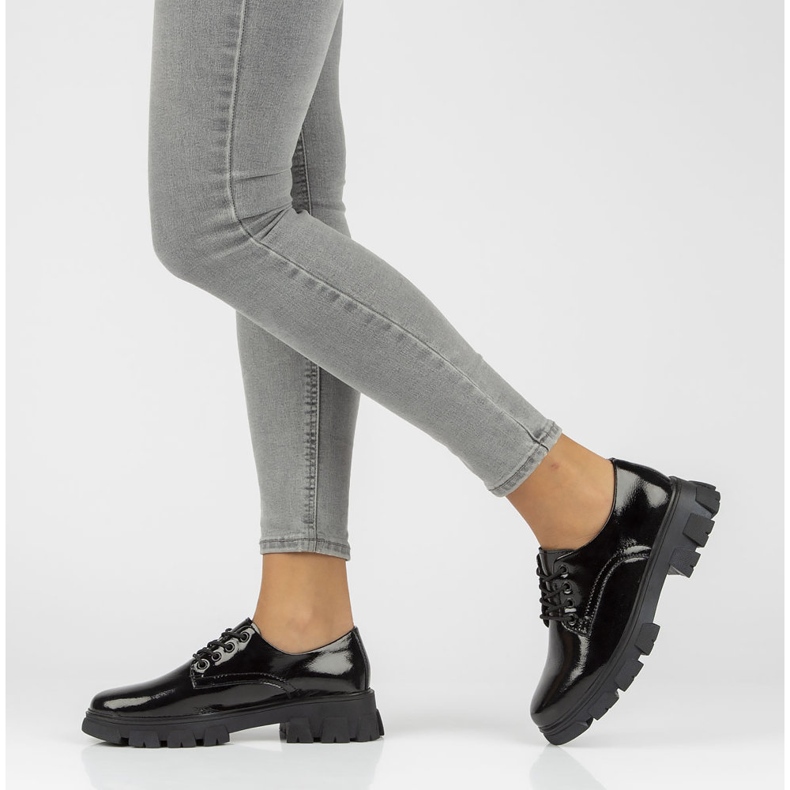 Läderskor Filippo DP3153 / 22 Bk svarta 2