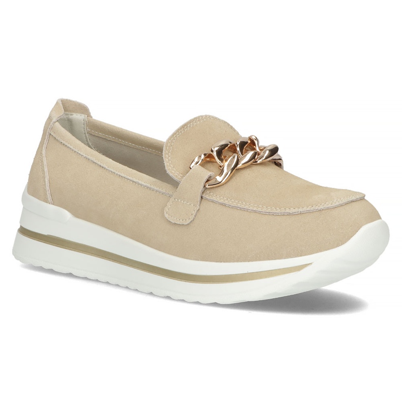 Läderskor Filippo DP3555 / 22 Be beige 1