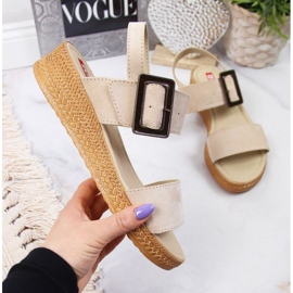 Kilsandaler Big Star W JJ276032 beige 1