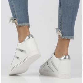 Läder Sneakers Filippo DP3549 / 22 Wh vit 1