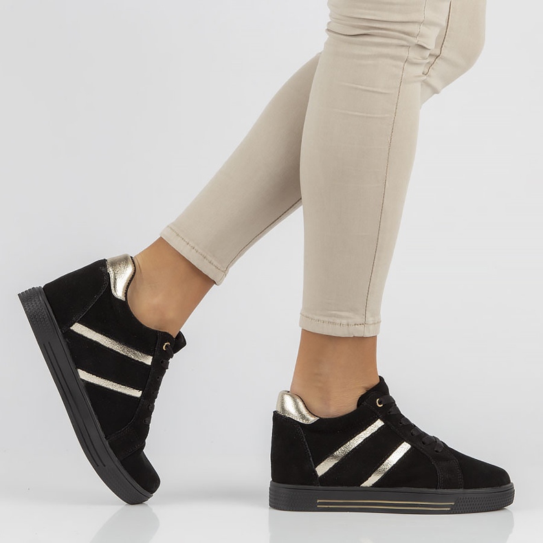 Läder Sneakers Filippo DP3549 / 22 Bk svart 1