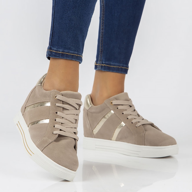 Läder Sneakers Filippo DP3549 / 22 Be beige 1