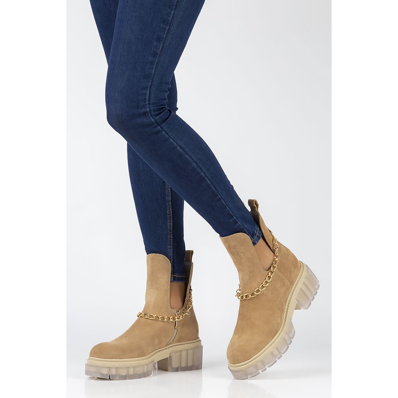 Mockastövlar Filippo 30065 camel beige brun 1