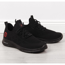 Rieker M RKR534 svarta strumpor sportskor 1