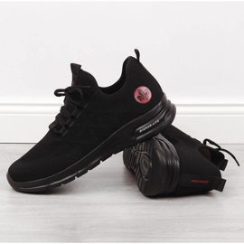 Rieker M RKR534 svarta strumpor sportskor 2