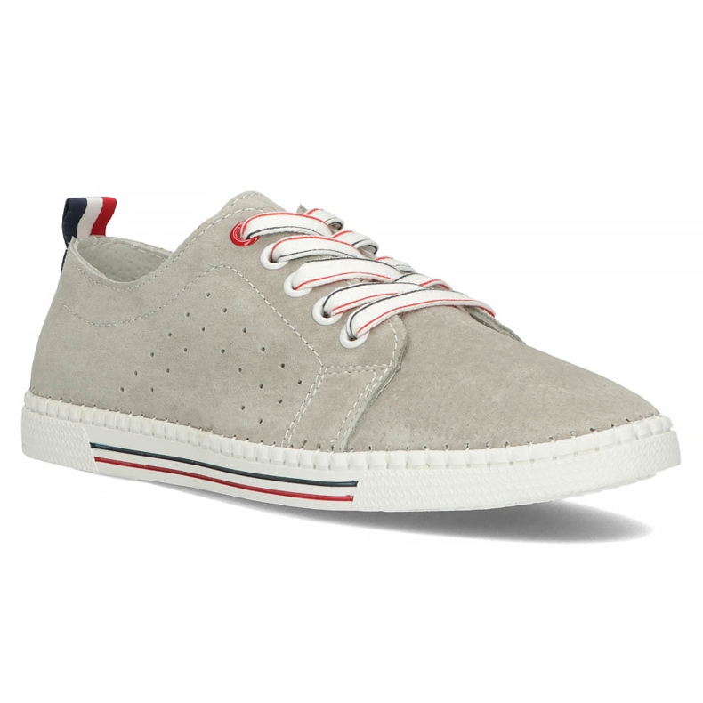 Läderskor Filippo DP3507 / 22 Gr grå 1