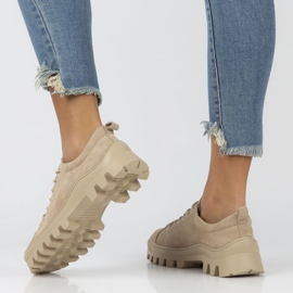 Lädersneakers FILIPPO DP3522 / 22 Beige 2