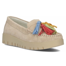 Läderskor Filippo DP3535 / 22 Be beige 1