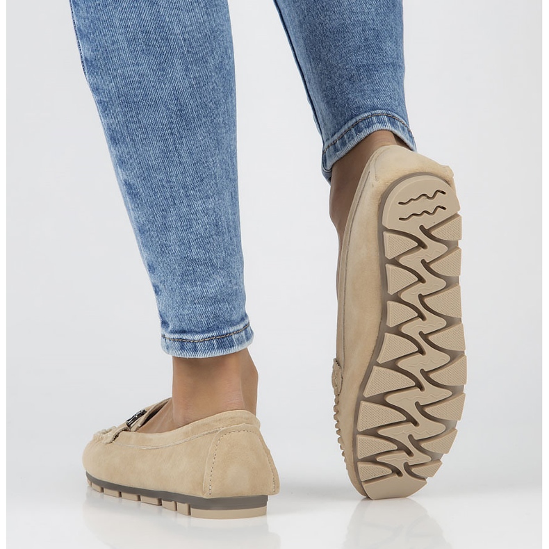 Läder loafers Filippo DP3613 / 22 Be beige 2