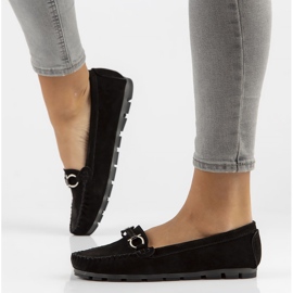 Lädermockasiner Filippo DP3613 / 22 Bk svart 1