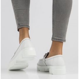 Läderskor Filippo DP3221 / 22 Wh vita 1