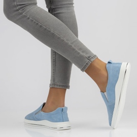 Läderskor Filippo DP3622 / 22 Bl blå 1