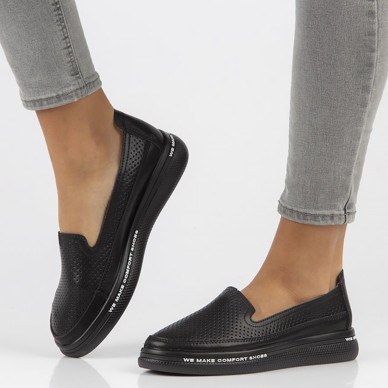 Läderskor Filippo DP3623 / 22 Bk svarta 2