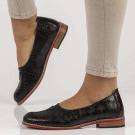 Läderskor Filippo DP3545 / 22 Bk svarta 1