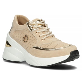 Läder Sneakers Filippo DP3655 / 22 Be beige 1