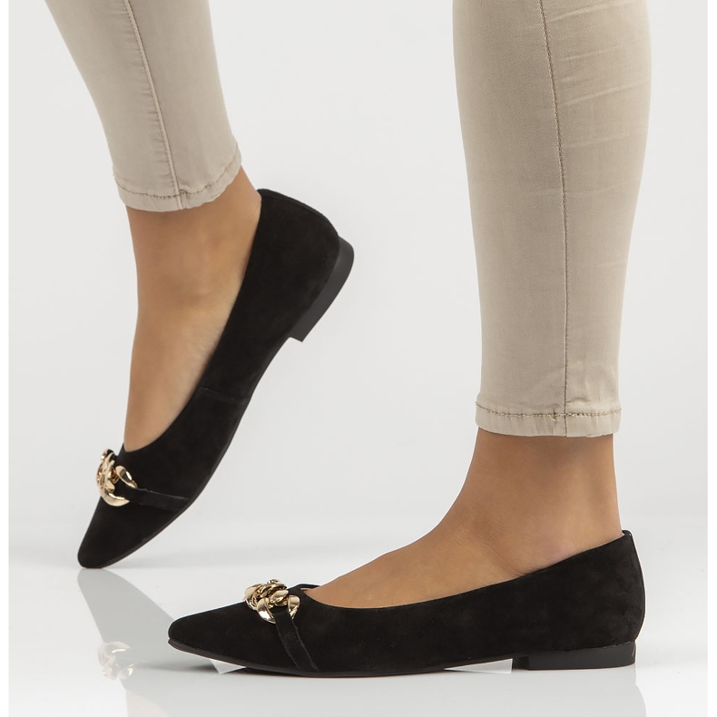 Läderskor Filippo DP3642 / 22 Bk svarta 1