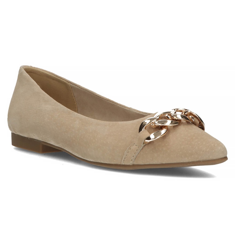 Läderskor Filippo DP3642 / 22 Be beige 1