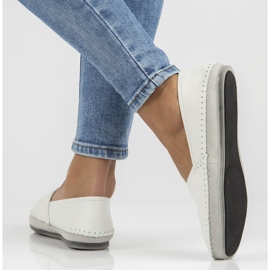 Läderskor Filippo DP031 / 22 Wh vita 1