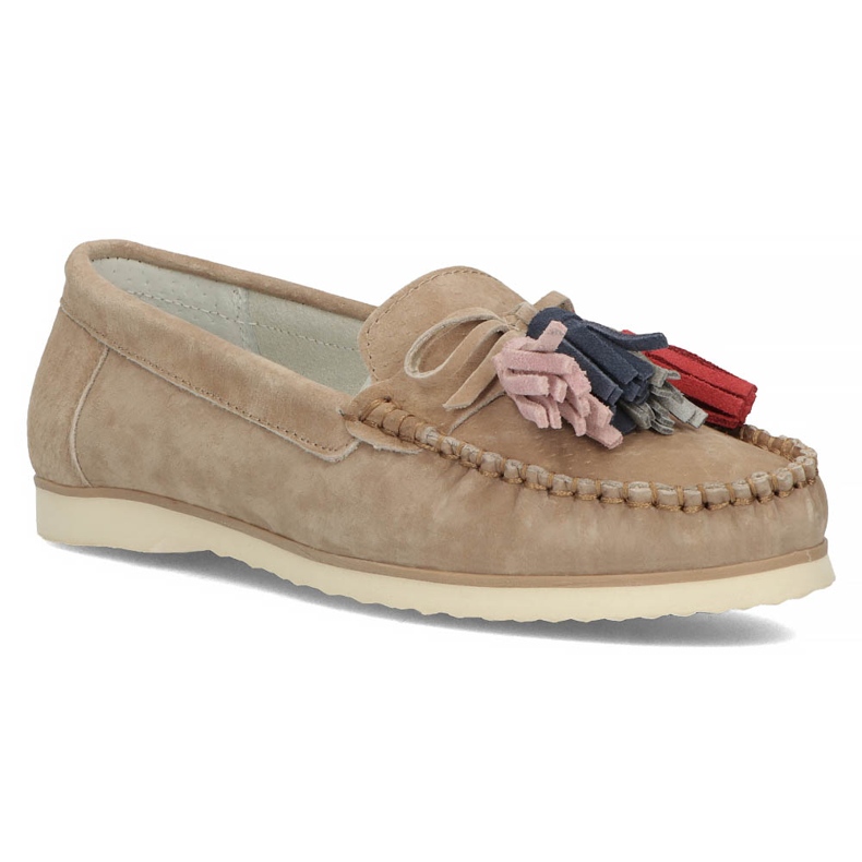 Läder loafers Filippo DP3512 / 22 Be beige 2