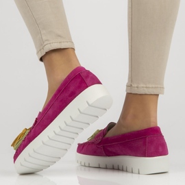 Läderskor Filippo DP3535 / 22 Fh rosa 2