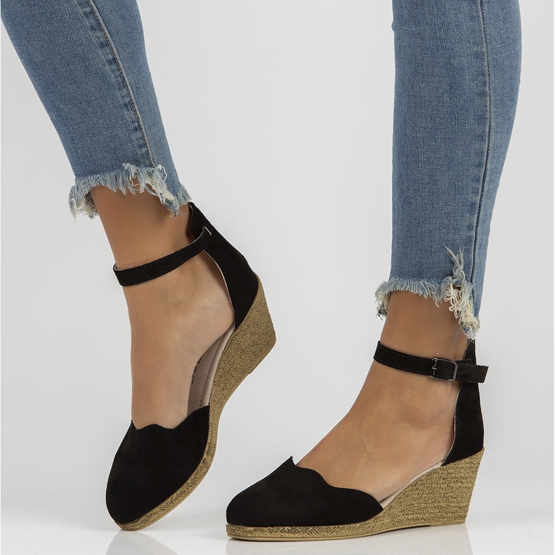 Lädersandaler Filippo DS1394 / 22 Bk Svart 1