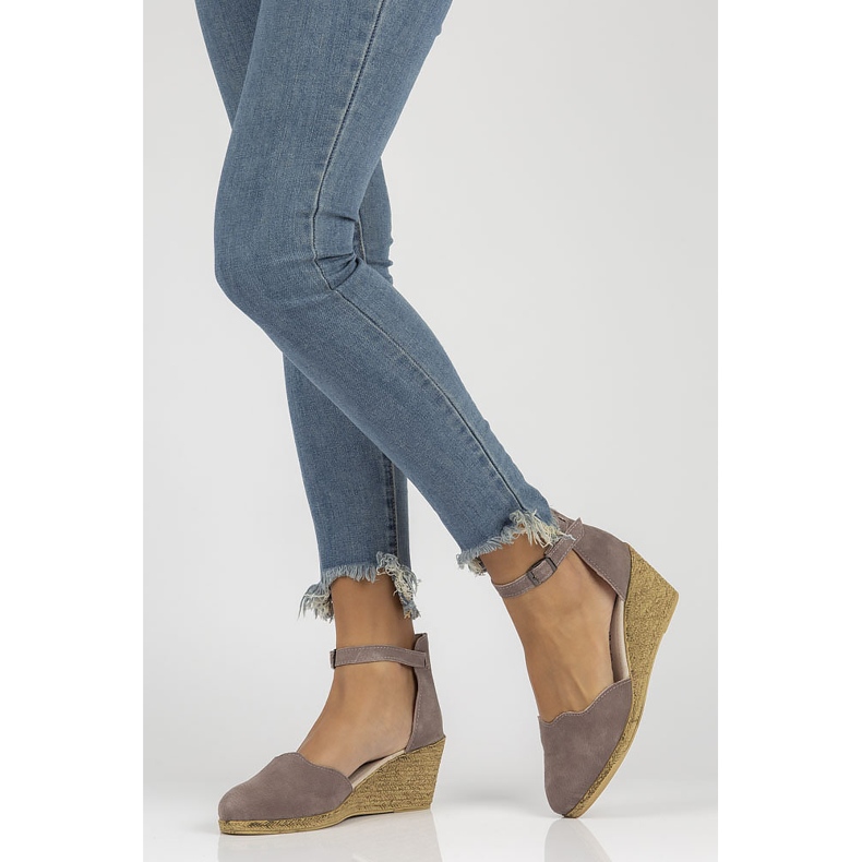 Lädersandaler Filippo DS1394 / 22 Sd ljungbeige 2