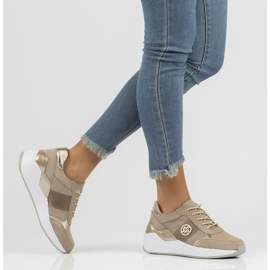 Lädersneakers Filippo DP3553 / 22 Be beige 1