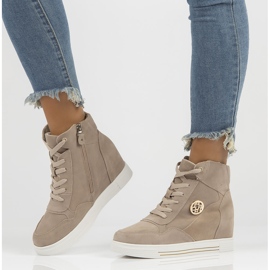 Läder Sneakers Filippo DBT3552 / 22 Be beige 5
