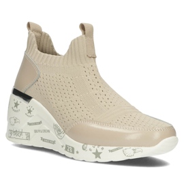 Läderskor Filippo DP3551 / 22 Be beige 1