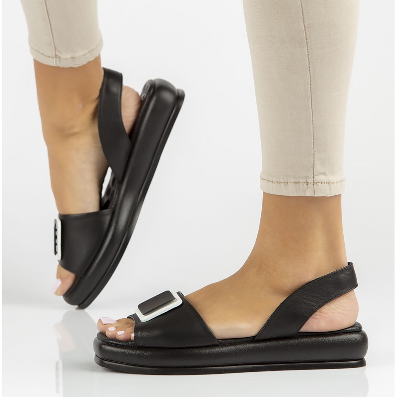 Lädersandaler Filippo DS3902 / 22 Bk svart 2