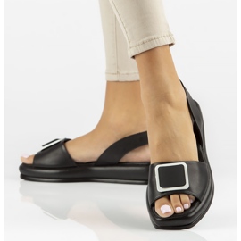 Lädersandaler Filippo DS3902 / 22 Bk svart 1