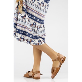 Lädersandaler Filippo DS3900 / 22 Br brun 1